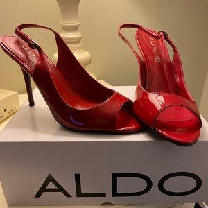 Aldo red heels sz 39